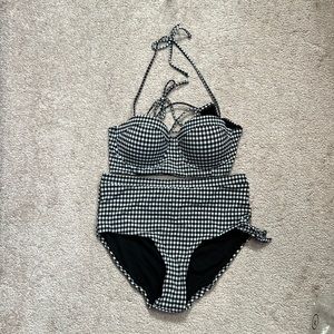NWOT Fashion Nova Pin Up Pool Party Bikini Size XL